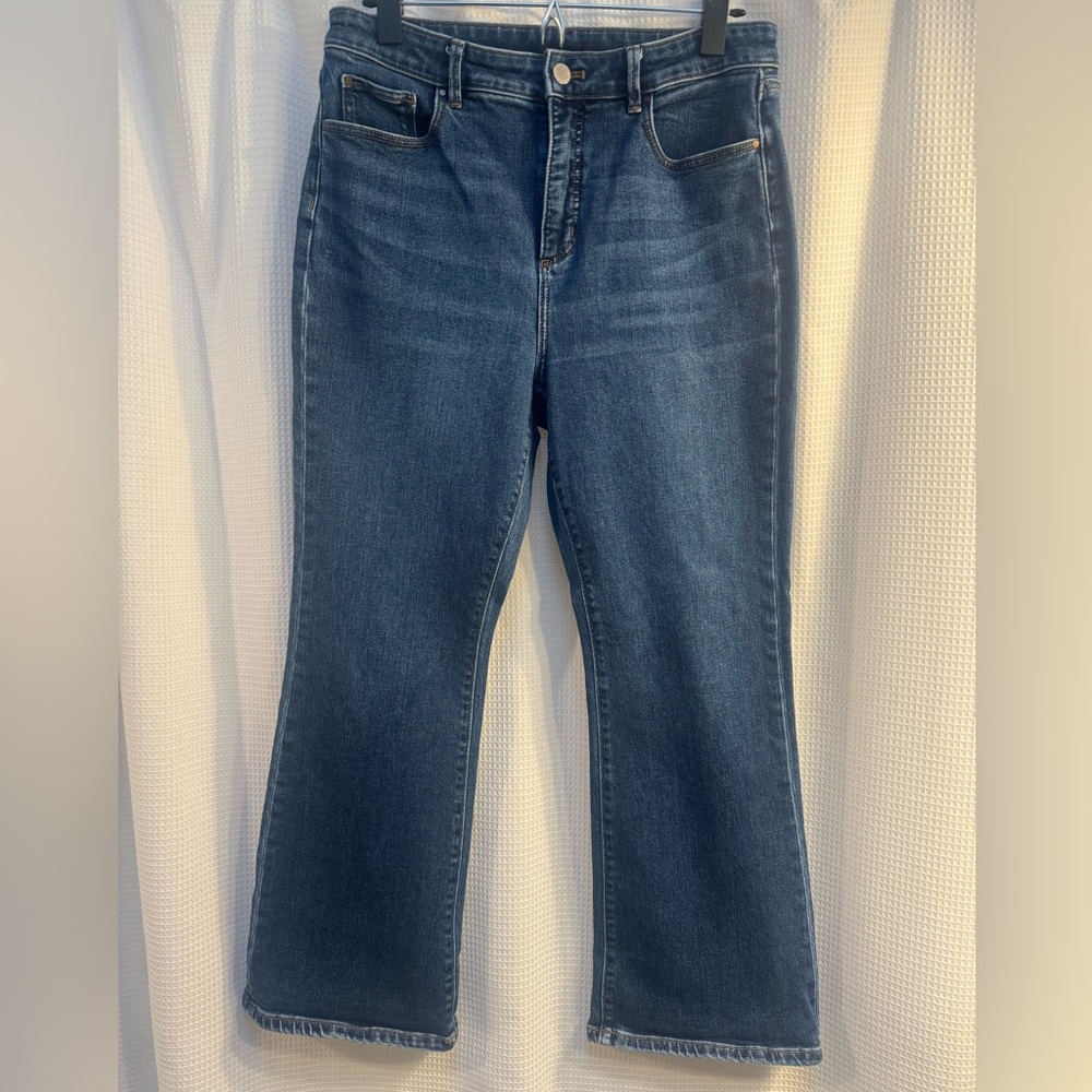 Ann Taylor Dark Blue Flare Jeans